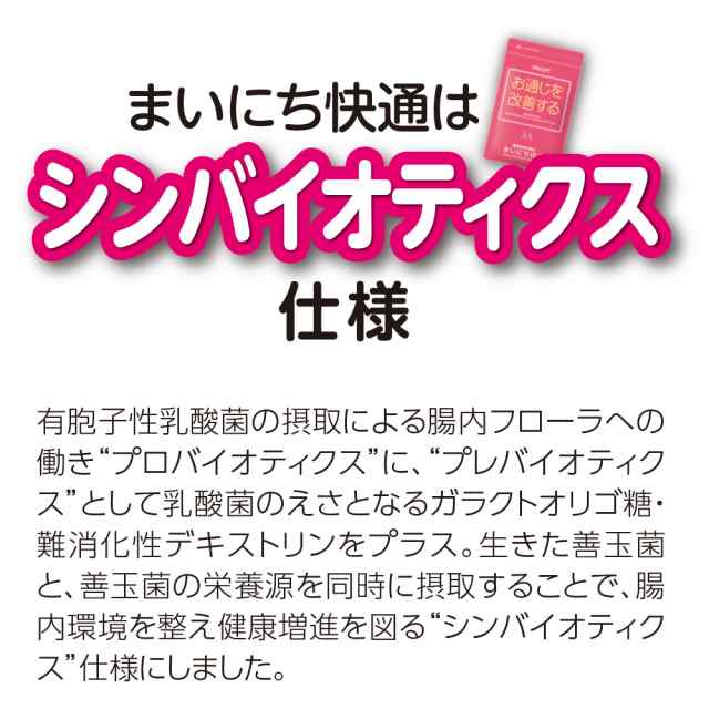 賞味期限間近のため訳あり】お通じを改善する まいにち快通 機能性表示