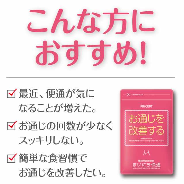 賞味期限間近のため訳あり】お通じを改善する まいにち快通 機能性表示