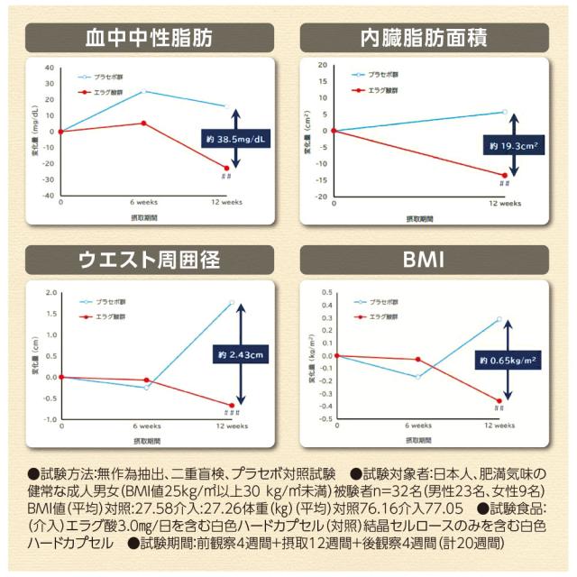【新登場・送料無料・ゆうパケット配送】スリムバリアV6 機能性表示食品 【60粒30日分】（5個組） 体重　体脂肪　血中中性脂肪　内臓脂肪　ウエスト周囲径 エラグ酸 アフリカマンゴ ダイエット 健康食品 サプリ_7