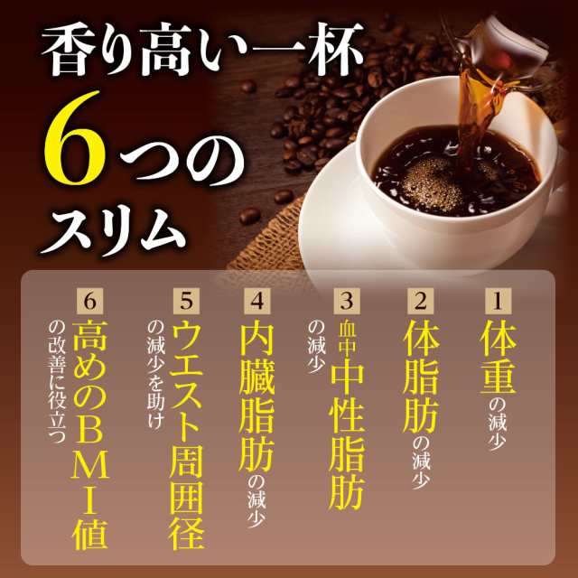 フィットコーヒーすらり 30包 3個組・90包 ダイエット コーヒー