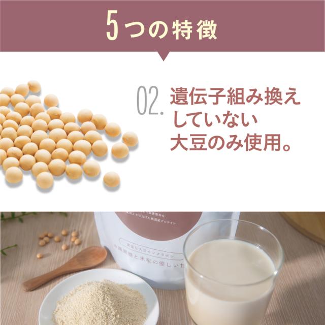 期間限定特価　小西本店 神倉大豆のソイプロテイン 280g　新登場 　3個組 送料無料 沖縄黒糖と米糀のやさしい甘み 飲みやすい　鳥取県産三朝神倉大豆使用　沖縄県産黒糖使用　無添加　人工甘味料不使用　保存料不使用　着色料不使用　香料不使用　防腐剤不使用_6