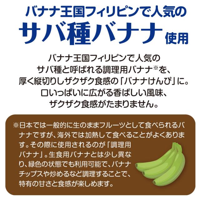 ジェイファーム 厚く縦切りにした甘さ控えめの焼きバナナけんぴ 75g 5