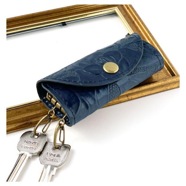 キーケース キーホルダー スマートキー 鍵 カギ 収納 レディース 三つ折り 牛革 レザー 鍵入れ スリム コンパクト 4連キーケース 4連 本革 アンティーク調 バラ キーケース キーホルダー スマートキー 鍵 カギ 収納 レディース 三つ折り 牛革 レザー 鍵入れ スリム コンパクト 4連キーケース 4連 本革 アンティーク調 バラ