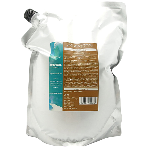 デミ ヘアシーズンズ アロマシロップス ミステリアスウィンド トリートメント 2000g 詰め替え用の通販は 5,775円