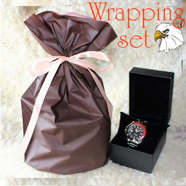 プレゼント用 腕時計用 保存箱とラッピングセット 大 メンズ腕時計 金色シール Box ボックス ギフト クリスマスの通販はau Pay マーケット 赤い屋根ワークス