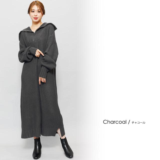 Diagram⭐︎バイカラーレーシーニット ワンピース⭐︎新品未着用 Diagram ワンピース バイカラーレースニットワンピース