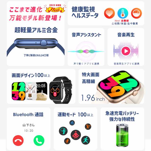 赤字覚悟・期間限定2,699円」通話機能 血糖値 スマートウォッチ