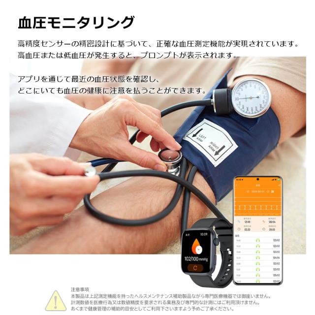 ☆クーポンで3599円☆スマートウォッチ 血糖値測定 血中酸素濃度 体温