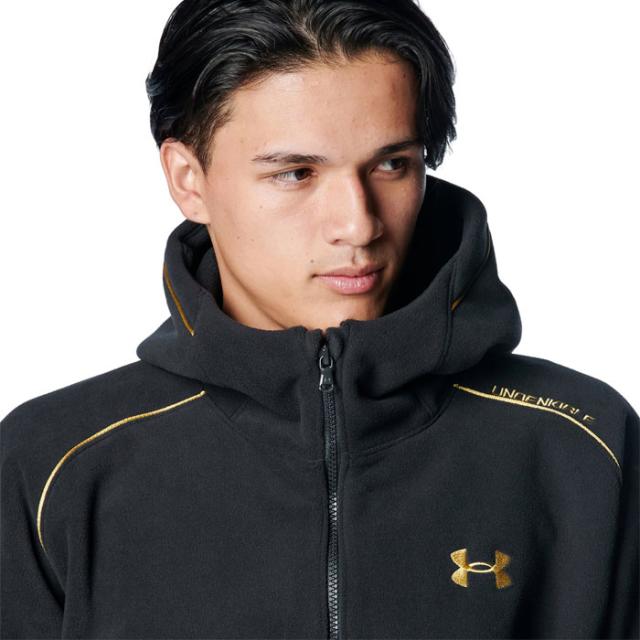 UNDER ARMOUR アンダーアーマー フリースジャケット グレー系 XL [240001232567]【中古】メンズ LOOSE 裏フリース フルジップ パーカー ARMOUR FLEECE BAR LOGO FZ