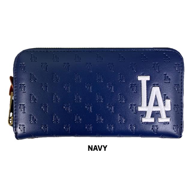 コーチ　ロサンゼルスドジャース　財布 あすつく イーカム MLB 長財布 ロサンゼルスドジャース ロゴ型