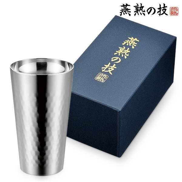 【送料無料】燕熟の技 チタン二重タンブラー240ml ミラー仕上げ/EJA-1501/タンブラー 食器 ステンレス カップ コップ グラス 日本製 国産 ビアタンブラー ギフト 贈り物 よこやまの通販は
