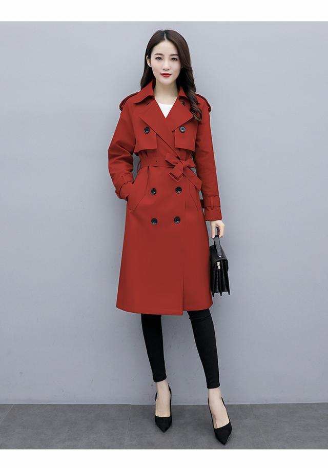 送料無料 トレンチコート レディース スプリングコート ロング 膝丈 ロールアップスリーブ 春コート 秋コート レディース アウター ウエの通販はau Pay マーケット Denny Honey