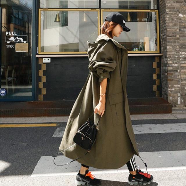 スプリングコート レディース トレンチコート 長袖 カーディガン 春 秋 ミドル丈 ロング シンプル 無地 おしゃれ 羽織り 通勤 スプリングコート レディース トレンチコート 長袖 カーディガン 春 秋