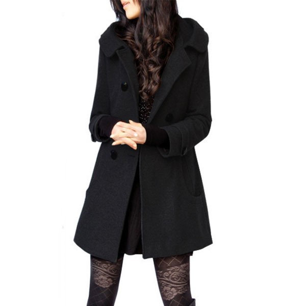 S 5xl ピーコート メルトンコート レディース ロングコート 中綿コート Aライン フード付 ダブルボタン アウター トップスの通販はau Pay マーケット Denny Honey