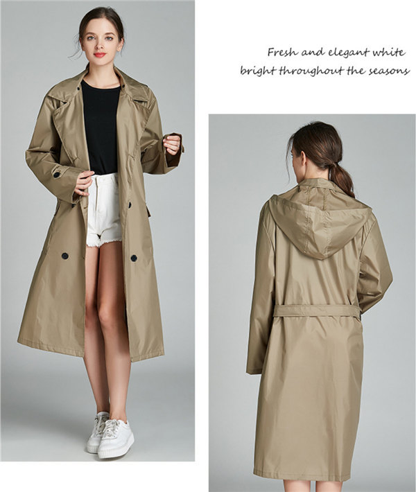送料無料 レインコート レディース メンズ レインウェア ロング丈 膝丈 収納ポーチ おしゃれ 軽量 防水 雨具 通学 アウトドア 通勤 自転の通販はau Pay マーケット Denny Honey