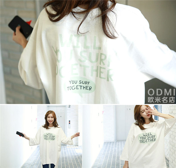 送料無料 Tシャツ レディース 長袖tシャツ 七分袖 ロンt カットソー プルオーバー ロングtシャツ ロンティー スエット ルームウエア ゆっの通販はau Pay マーケット Denny Honey