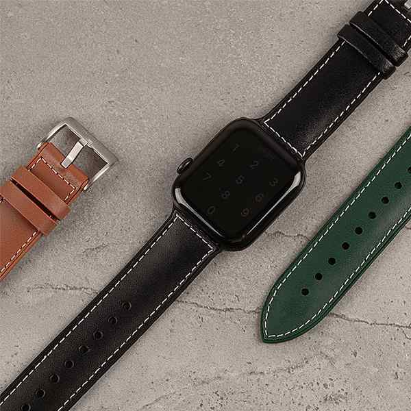 Hansmare Apple Watch Leather Band アップルウォッチバンド 本革 牛革 シリコン 42mm 44mm 防水 おしゃれ ネコポスの通販はau Pay マーケット Vania