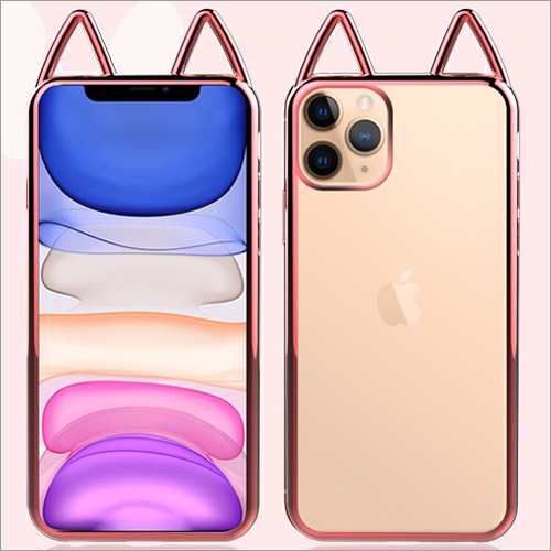 iPhone SE 第２世代/ 11 / 11 Pro / X / Xs / XR / XS Max / iPhone7 / 8 7+ / 8+  ケース Navi CASE ネコ 耳 猫耳 カバー TPUケース ネコポスの通販はau