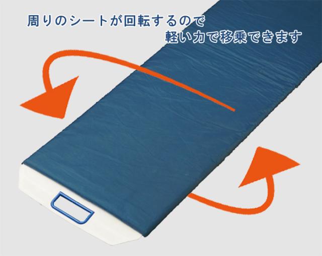 イージーロール45 7300-70 スライディングボード 移動ボード 二つ折り式 介助用品_2
