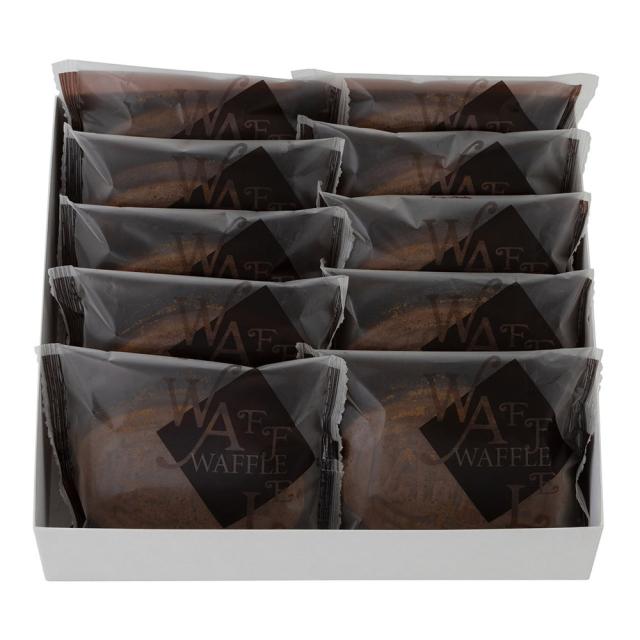 岡山 創業明治四年 福井堂 ワッフル 生チョコ10個セット 3220021 代引不可 同梱不可 4,893円