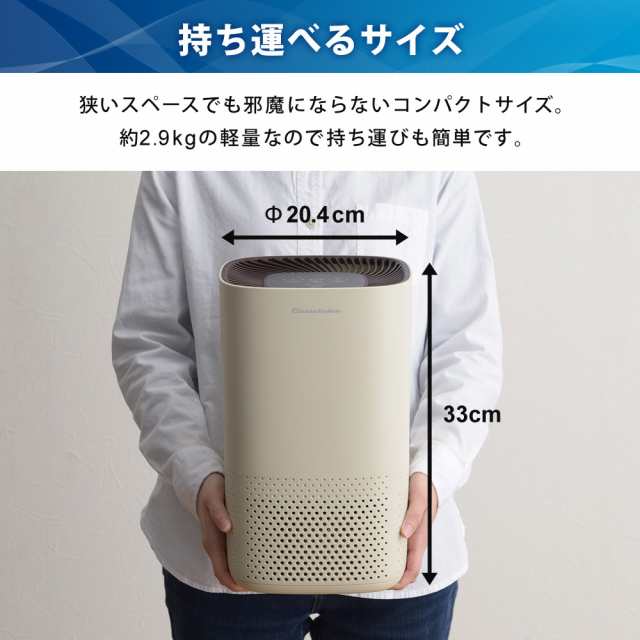 Amazon.co.jp: ZXhome 空気清浄機 「360°全方向吸収＆リモコン