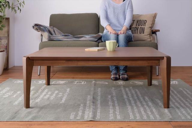 こたつ 電気こたつ 炬燵 コタツテーブル 105×75cm 長方形 おしゃれ 石英管温風ヒーター センターテーブル こたつ布団がズレにくい 角型 VOL.670 KT-108 の通販は