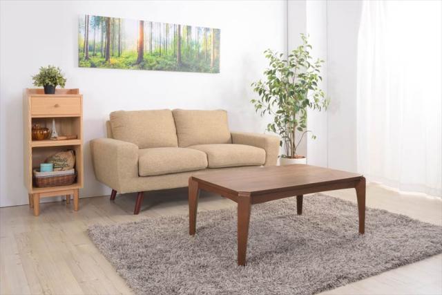 こたつ 電気こたつ 炬燵 コタツテーブル 90×60cm 長方形 おしゃれ 石英