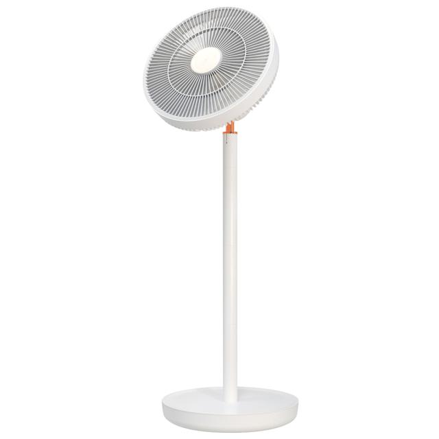 扇風機 DCモーター 折りたたみ リビング 首振り 30cm 16枚羽根 リビング扇風機 充電式 コードレス 2000mAh 最大15時間運転 高さ調節 リモコン 省エネ 左右首振り 折りたたみ扇風機 タイマー 収納 エスケイジャパン SJM-E909-PK SJM-E909-WH_1