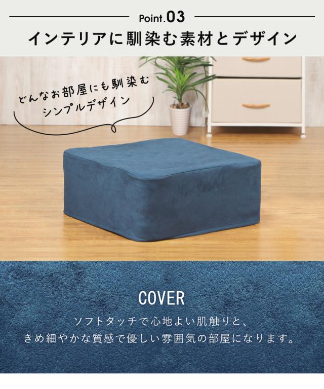 トランポリン クッション 5層構造 50×50cm 静音 20cm厚 滑り止め