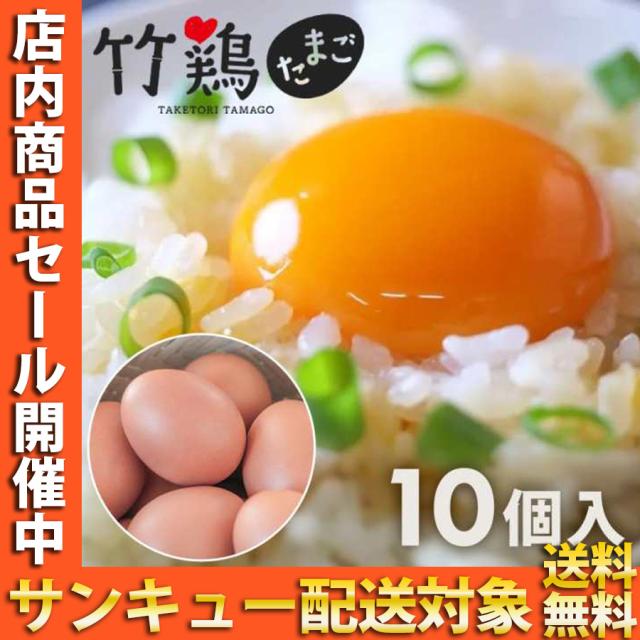 竹鶏あかたまご（赤玉） 10個入P 竹鶏ファーム 宮城県産 国産 赤卵 卵 タマゴ 生
