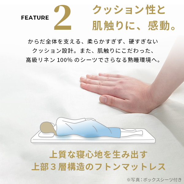敷き布団 敷布団 ダブル フトンマットレスという、睡眠革命。 karari PREMIUM カラリプレミアム ダブル D_10