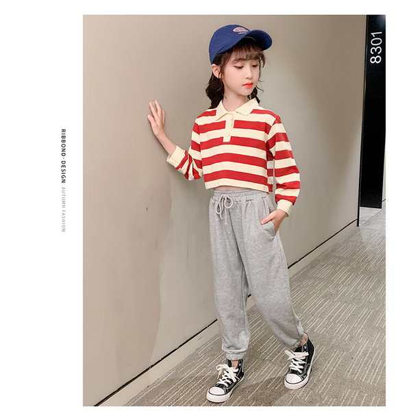 全日本送料無料 子供服 セットアップ キッズ 女の子 長袖 秋 上下セット Tシャツ ロングパンツ 子供ジャージ ジュニア スポーツウェア 運動着 おしゃれ 保障できる Sportunia Com