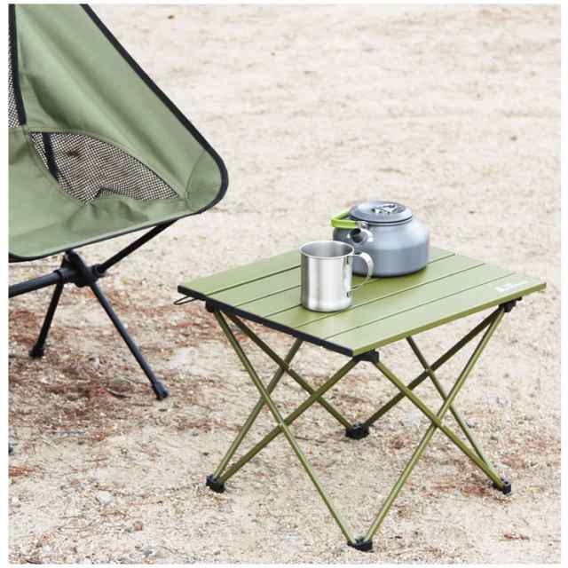 特価品折り畳み式テーブル アルミ製 アウトドア用 キャンプ用 超軽量材質 無限拡大可能 テーブル・チェア・ハンモック