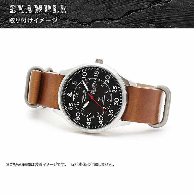 腕時計 替えベルト メンズ レディース 20mm NATOストラップ レザー