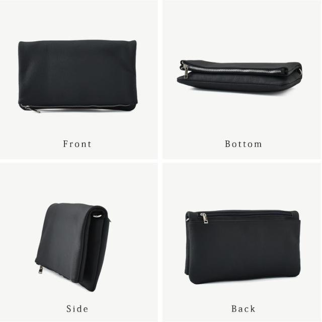 クラッチバッグ メンズ 大きめ 本革 結婚式 2way 大容量 リアルレザー