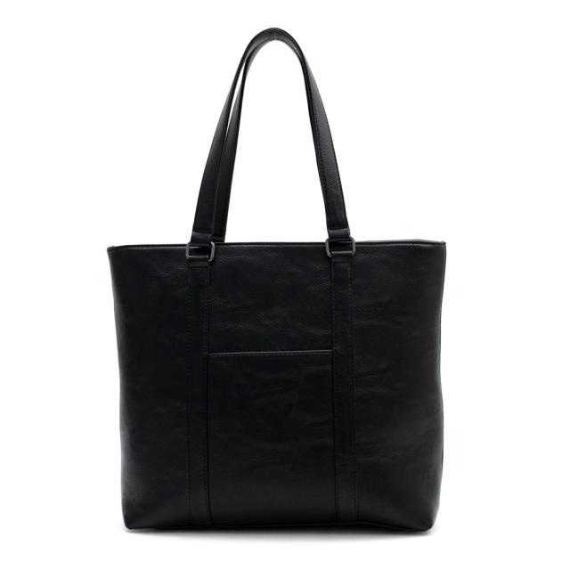 シップス　トートバッグ　ビジネス　大容量　A4収納可能　肩掛け　自立可能　黒 美品】シップス トートバッグ ビジネス A4収納可 肩掛け 大容量
