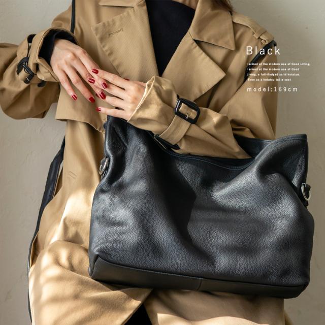 トートバッグ レディース 大きめ 本革 レザーバッグ 2way a4 斜めがけ