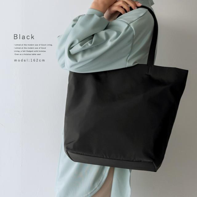 2WAY ZIP ポケット A4 トートバッグ （トートバッグ）｜green