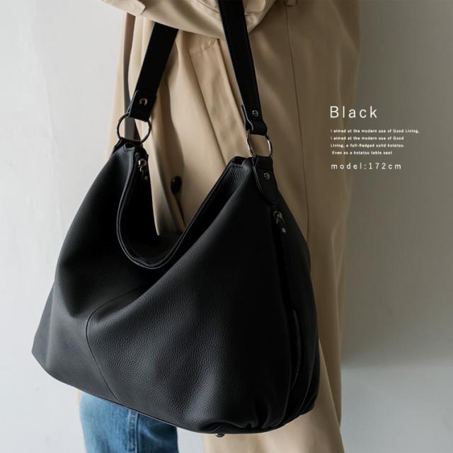 Daniel＆Bob ワンショルダーバッグ　レザー　シボ加工　A4収納 Daniel＆Bob ワンショルダーバッグ レザー シボ加工 A4収納 バッグ