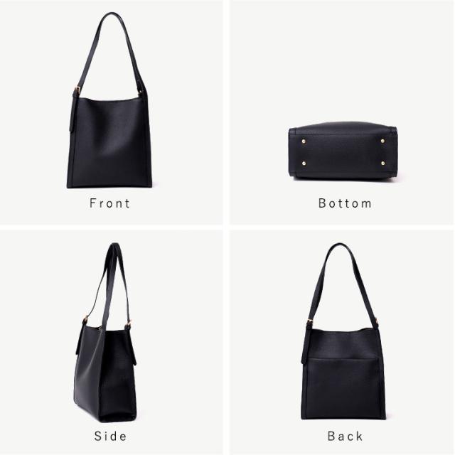 ショルダーバッグ レディース 通勤 b5 本革 大きめ 縦型 自立 通勤