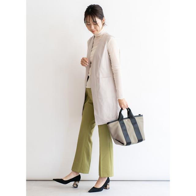 トートバッグ レディース テープハンドル 2way 軽量 軽い 大容量 小さめ ファスナー付き Sサイズ オトナ女子 通勤 小さいサイズ 斜めがけ ショルダーバッグ 通勤バッグ ミニトート トートバック マチ広 binb-p0102y 夏新作 新生活 プレゼント 送料無料の通販は