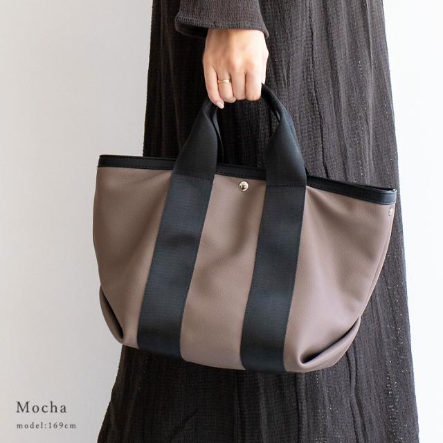トートバッグ レディース テープハンドル 2way 軽量 軽い 大容量 小さめ ファスナー付き Sサイズ オトナ女子 通勤 小さいサイズ 斜めがけ ショルダーバッグ 通勤バッグ ミニトート トートバック マチ広 binb-p0102y 夏新作 新生活 プレゼント 送料無料の通販は
