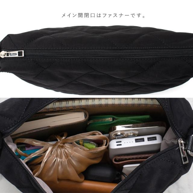 黒 ナイロン キルティング 介護バッグ 2eddff42838e34fb798bc0ed96f78b