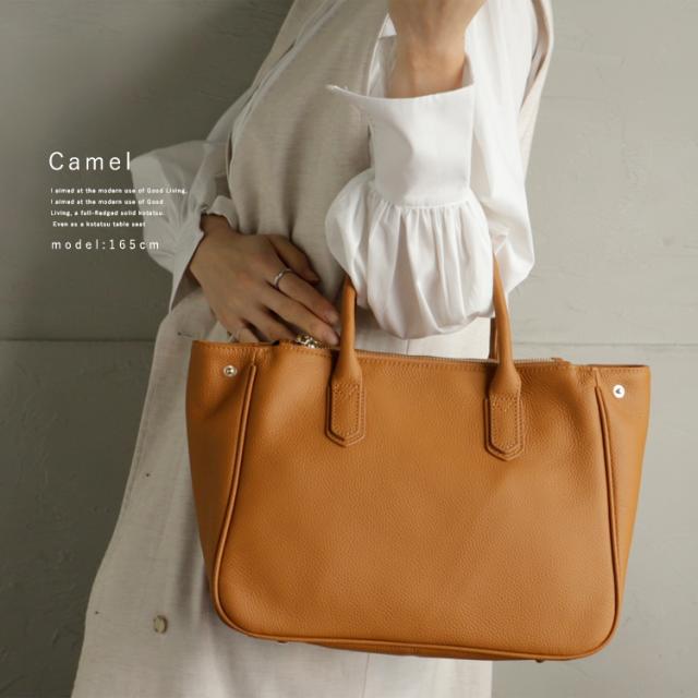 トートバッグ レディース 本革 斜め掛け b5 2way 肩掛け シンプル ショルダーバッグ 通勤バッグ お仕事バッグ 実用的サイズ レザーバッグ 台形 スクエア シュリンクレザー 柔らかい 牛革 上品 フォルムが変わる sib-20007n 夏新作 送料無料新生活の通販は