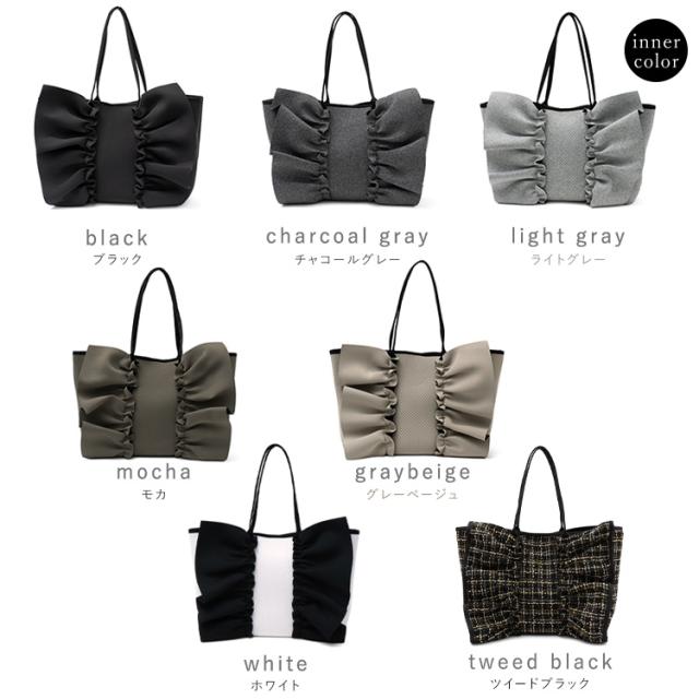 トートバッグ レディース 大きめ ネオプレーン バッグ a4 大容量 大人