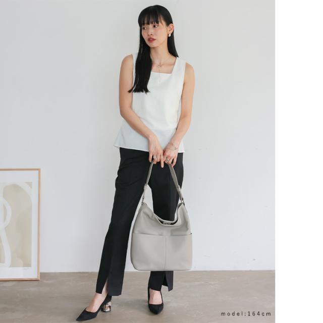 トートバッグ a4 縦型 レディース 本革 通勤 シュリンクレザー 大容量