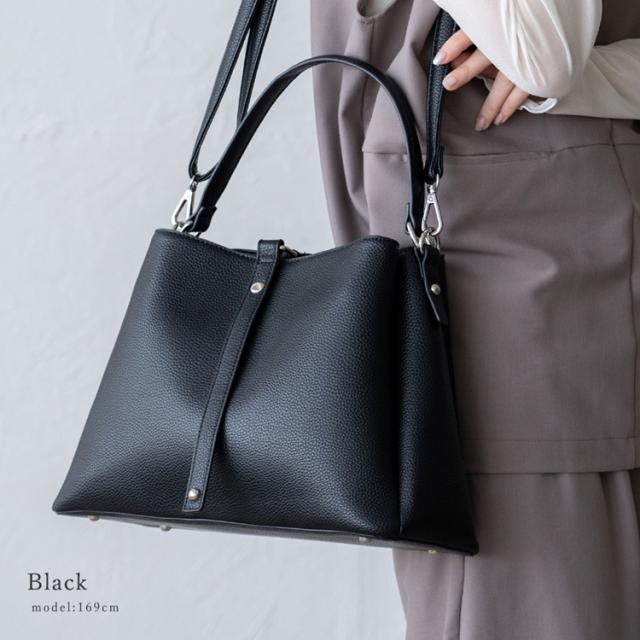 ショルダーバッグ レディース 斜めがけ 合皮 大人 軽量 小さめ セレモニーバッグ 2way ワンハンドル 自立 通勤 仕事バッグ ハンドバッグ inb-90075p新生活の通販は