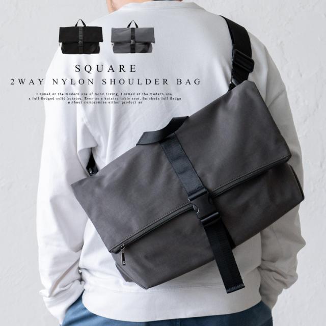 ブラックメッセンジャーバッグ メッセンジャーバッグ メンズ ナイロン 大容量 ショルダーバッグ
