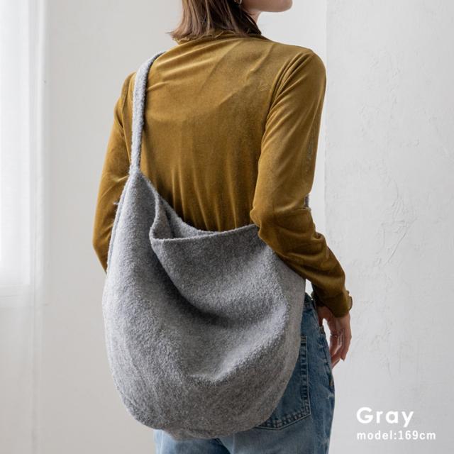 トートバッグ レディース a4 軽量 ワンショルダーバッグ 大きめ 大容量 ワンハンドル 大人 柔らかい 肩掛け トートバッグ くったり 個性的 おしゃれ シンプル ブークレ nsb-30254z 【aroco/アロコ】 秋冬 秋バッグ クリスマス プレゼントの通販は