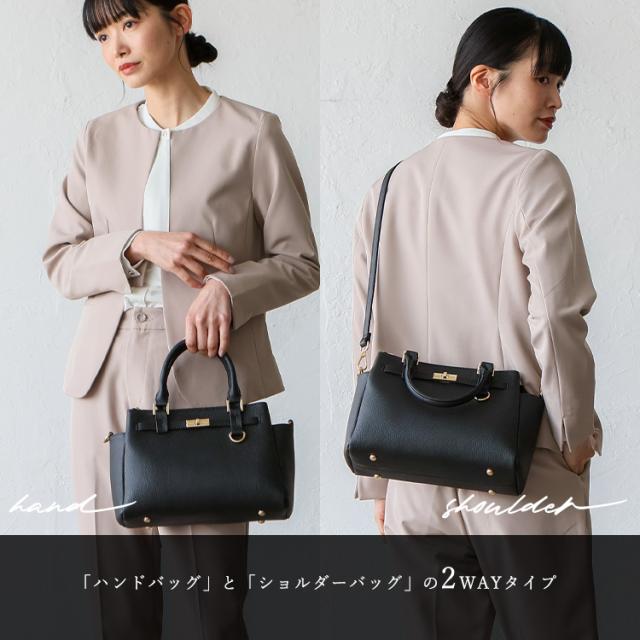 ハンドバッグ 小さめ レディース 本革 斜め掛け a5 3スペース収納 2way